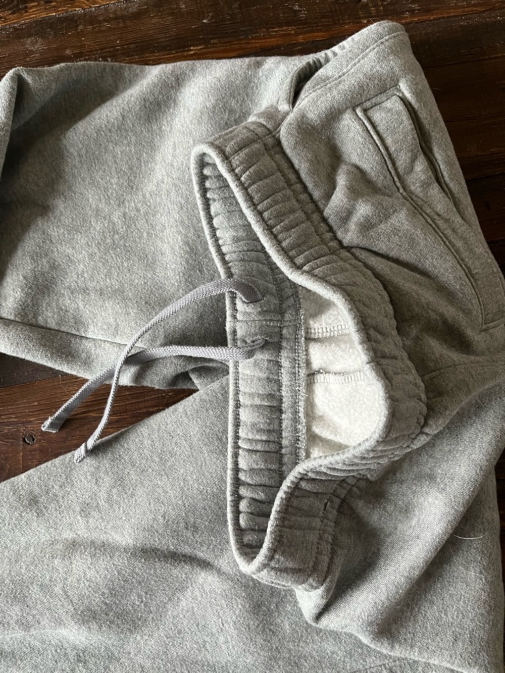 Nike Gray Fleece Joggers with White Swoosh Sz XXS EUC - Picture 3 of 10